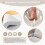 (Beige) YODOLLA Adjustable Sofa Bed Chair Sleep Armchair 7