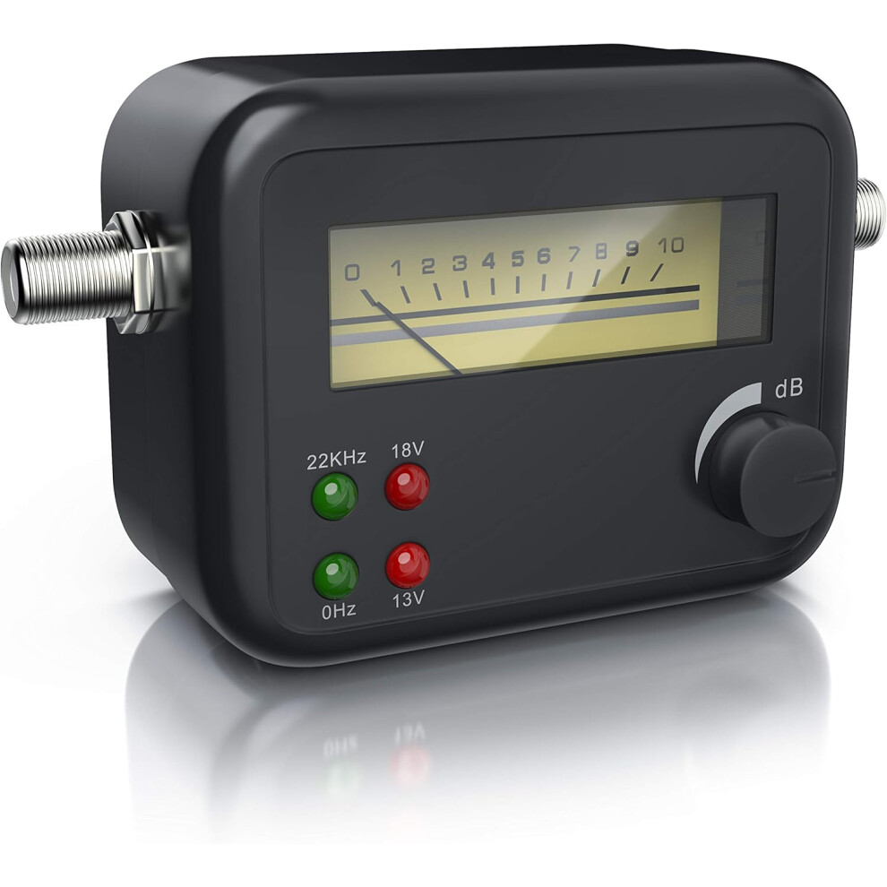 Sat-Finder Satellite Finder With Level Display - Pointer Display Measuring Device With Signal Sound - Hd-Capable 749691199746