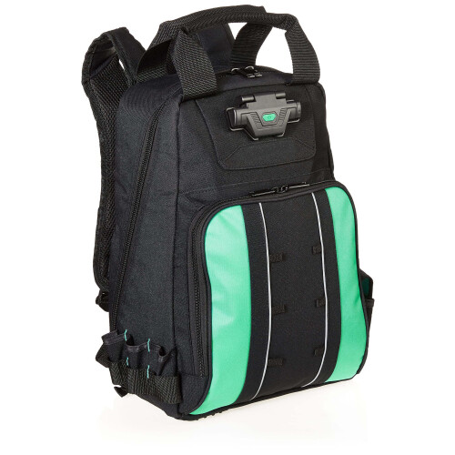 Amazon Amazon Basics Tool Backpack  Lighted Bag  Black  55 Pockets (Previously Denali Brand)