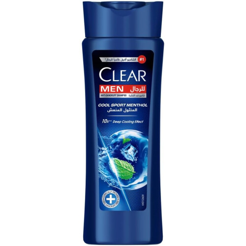 Clear Shampoo Cool Sport Menthol For Men 200mL | 100% Dandruff Free Hairs & Nourished Scalp
