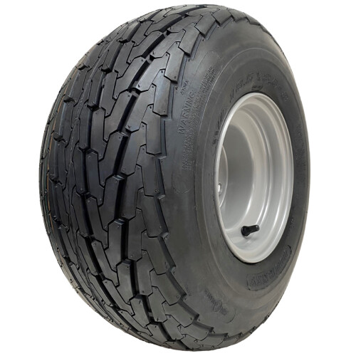 18.5x8.50-8 Pneu de reboque e conjunto de roda 4x4" PCD Journey Road Legal 425kg Carga