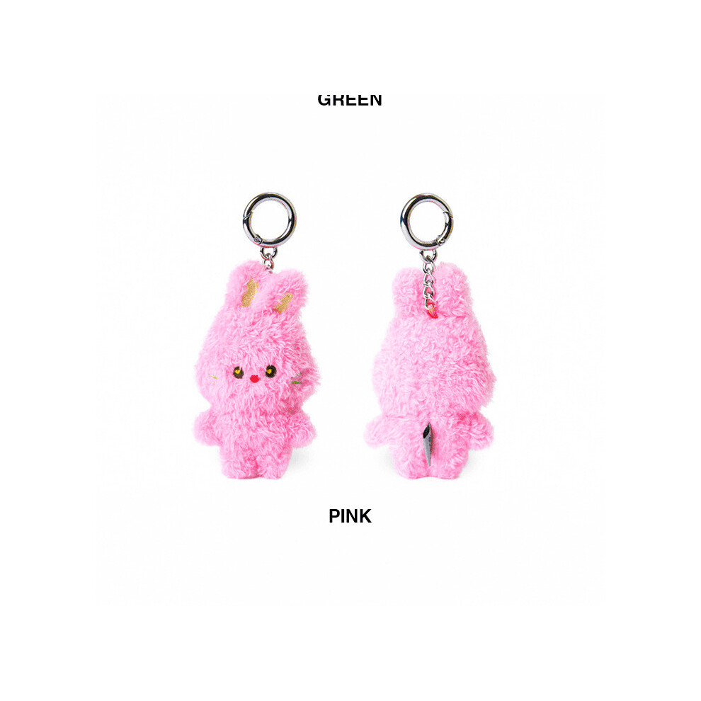 (Pink) Rabbit Bunini Long Plush Doll Hanging Toy With Soft Material Giving For Gift Pink
