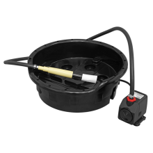 Portable Bucket Parts Washer with Brush 14L
