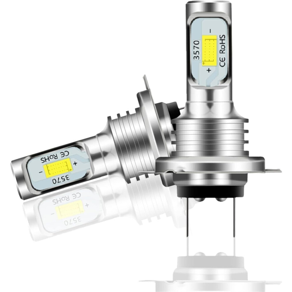 (H7 Led Head Bulbs) H11 Led Fog Bulbs 40W 8000 Lumens Brighter Head 6000K Cool H8 Led Conversion Kit Ip68 Waterproof, Quic Light/White 749691199838