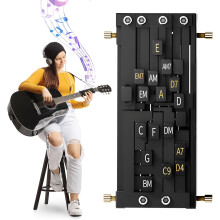 (B) Guitar Chord Presser,Guitar Aid Chords Trainer,Guitar Accessories, Stringed Musical Instruments Guitar Learning Tool,One-Touch Guitar Chord Players