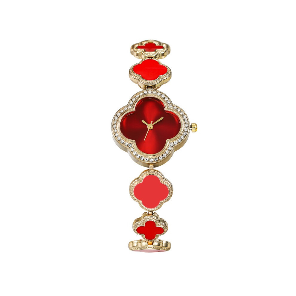 (StyleC) Clover Watch Ladies Bracelet With Quartz From Movement Manufacturer