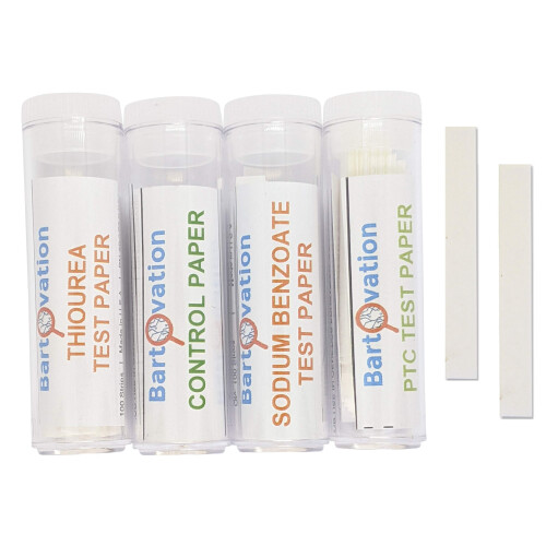 Kit de laboratoire génétique Bartovation Super Taster avec instructions, PTC, benzoate de sodium