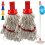 Cotton Mop Heads Red Handle Replacement Colour Coded Floor Heavy Duty 9