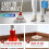 Cotton Mop Heads Red Handle Replacement Colour Coded Floor Heavy Duty 4