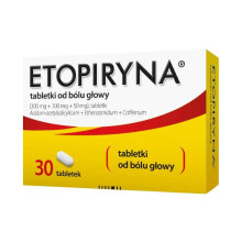 Etopiryna 30x headache painkiller tabletki na bol glowy