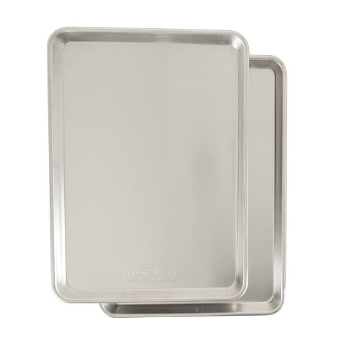 Nordic Ware 43180 Naturals Twin Pack-Half Sheets Aluminium