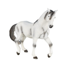 MOJO Andalusian Grey Realistic Equestrian Horse Club H?ndmalet leget?jsfigur