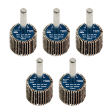 Flap Wheel 25 x 20mm 6mm Shaft 60Grit - Pack of 5 - FW2520605