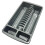 1 x Silver Dish Drainer Kitchen Sink Utensil Holder Drying Rack 1