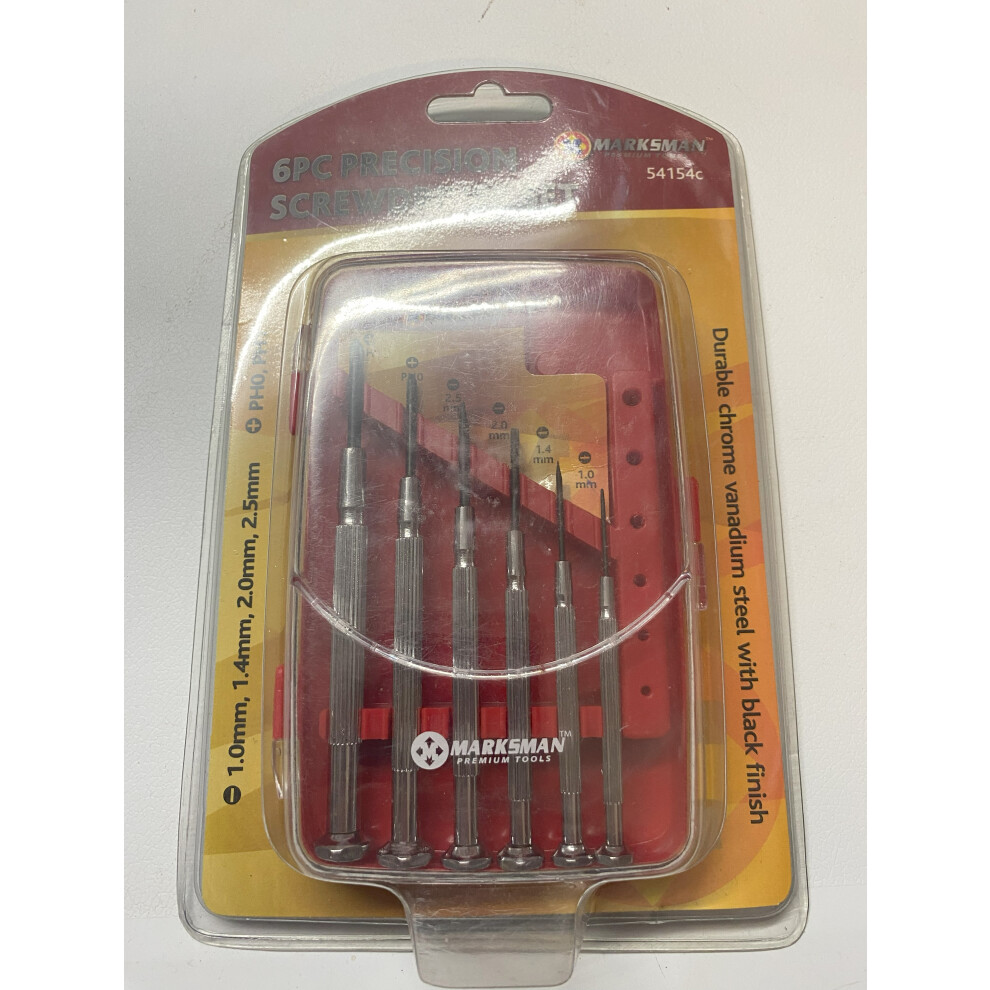 6pc precision screwdriver set by marksman-image-OPC-PH2XF59-NEW