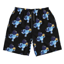 (Bluey's Dance Sweat Long Tee Tank Women Trending_11615) Famgem Men's Beach Shorts Hawaiian Swim Trunks with Pockets Quick Dry Board Swimwear Bathing Graphic Printed Suit for Surfing Lounge Running Gifts