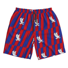 (Crystal Palace_10353) Famgem Men's Beach Shorts Hawaiian Swim Trunks with Pockets Quick Dry Board Swimwear Bathing Graphic Printed Suit for Surfing Lounge Running Gifts