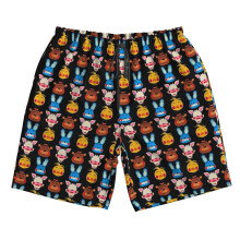 (Five Nights At Freddy's 2_5910) Famgem Men's Beach Shorts Hawaiian Swim Trunks with Pockets Quick Dry Board Swimwear Bathing Graphic Printed Suit for Surfing Lounge Running Gifts