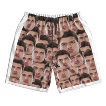 (Max Verstappen Redbull Drivers Head_5721) Famgem Men's Beach Shorts Hawaiian Swim Trunks with Pockets Quick Dry Board Swimwear Bathing Graphic Printed Suit for Surfing Lounge Running Gifts