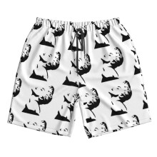 (Madonna True Blue Cover Album_4473) Famgem Men's Beach Shorts Hawaiian Swim Trunks with Pockets Quick Dry Board Swimwear Bathing Graphic Printed Suit for Surfing Lounge Running Gifts
