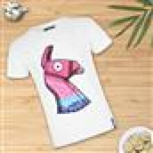 FORTNITE WHITE LLAMA White Short Sleeved Unisex Kids T-Shirt 14 Years
