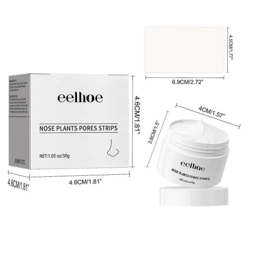 Blackhead Removal Mask Black Head Removal Cream 30g+nose Patch * 60pcs, Cleaning 2