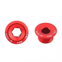 Stracker arm bolt bolt aluminum alloy bicycle crank buckle(M20 Red)