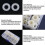 520pcs Nylon Washers Plastic Gaskets M2 M2.5 M3 M4 M5 M6 M8 M10 5