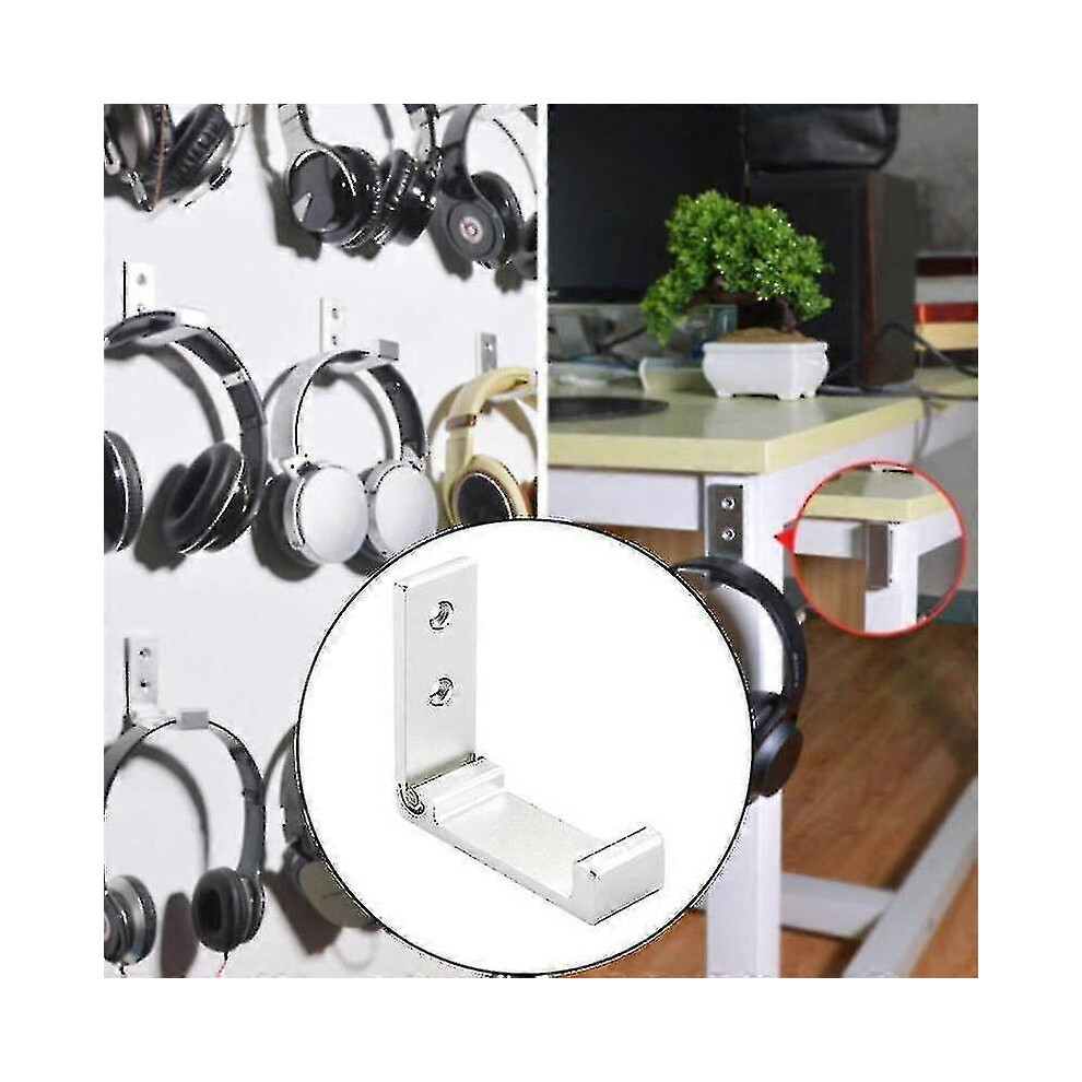 Foldable Wall Mount Headphones Headset Holder Aluminum Alloy Wall Hanger Hook 5004229788218