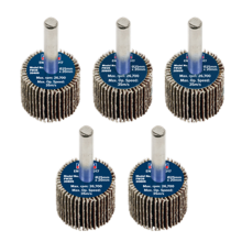 Flap Wheel 25 x 20mm 6mm Shaft Assorted Grit - Pack of 5 - FW2520ASS
