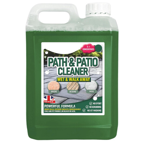 2 x 2.5 Litre Path & Patio Cleaner Fluid Cleaning Solution