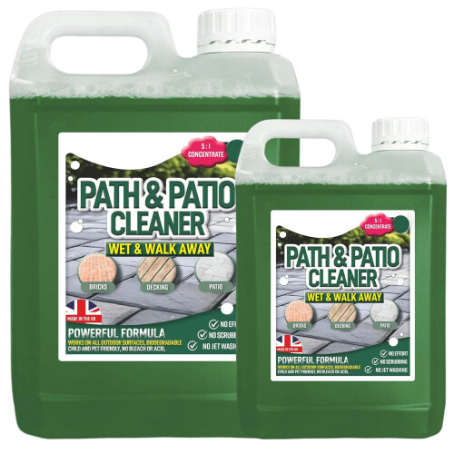 2 x 2.5 Litre Path & Patio Cleaner Fluid Cleaning Solution 1