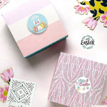 2X500pcs Christmas Xmas Easter Happy Color Laying Hen Bunny Paper Envelope Children's Toy Label Tape