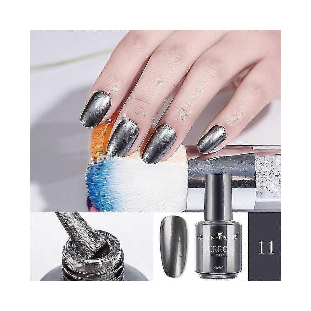 Pink (Mirror ) 1~10Pcs Nail Polish Metallic Mirror Uv Gel Nail Polish Nail Gel Polishes Semi