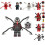 (Deadpool C)Bausteine Spielzeug Venom Deadpool Mini Figur Tasche Kinder Geschenk 10