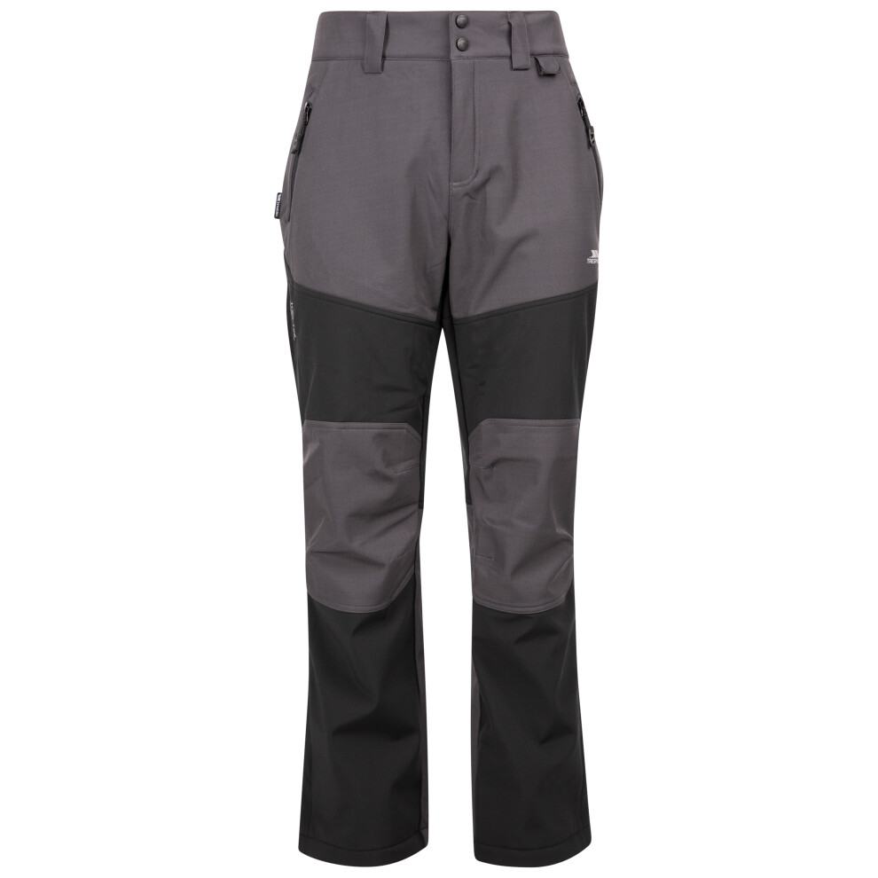 (L, Black) Trespass Mens Waterproof Trousers Softshell Marco