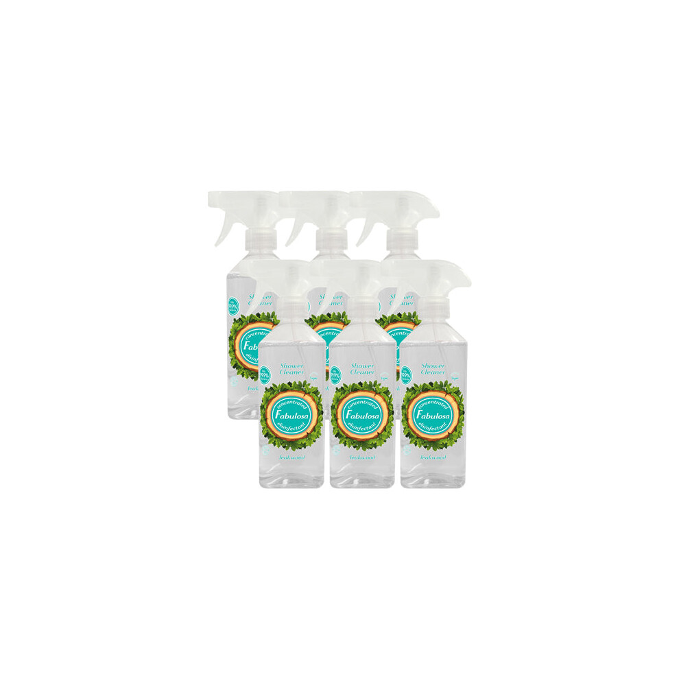 Fabulosa Teakwood Shower Cleaner Spray 500ml Case Of 6
