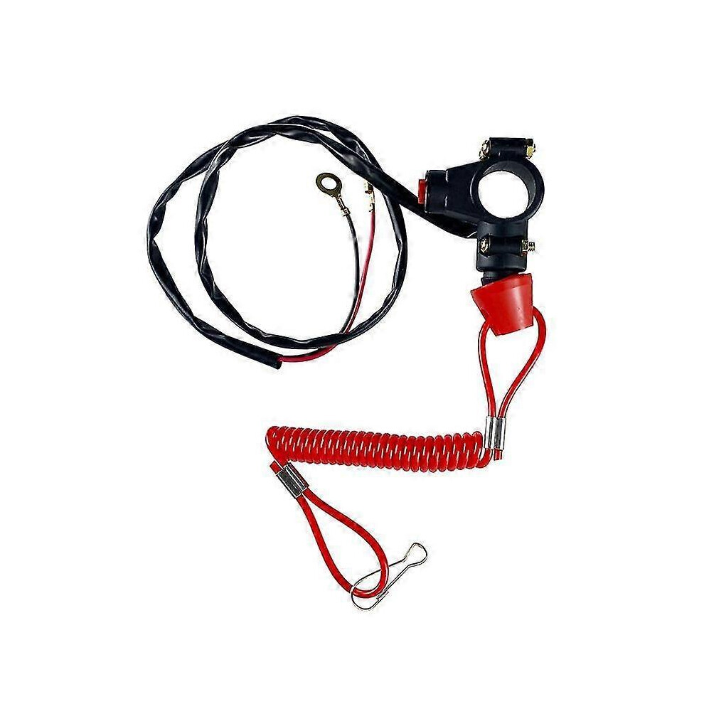 Motorcycle Single Support Flameout Switch Horizon for ATV Beach Bike Outboard Emergency Stop Flameo