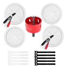 4 Pack Wire Concealer for Wall Mounted TV, 2-3/8 Inch (60Mm Hole) TV Concealer, Cable Management Kit