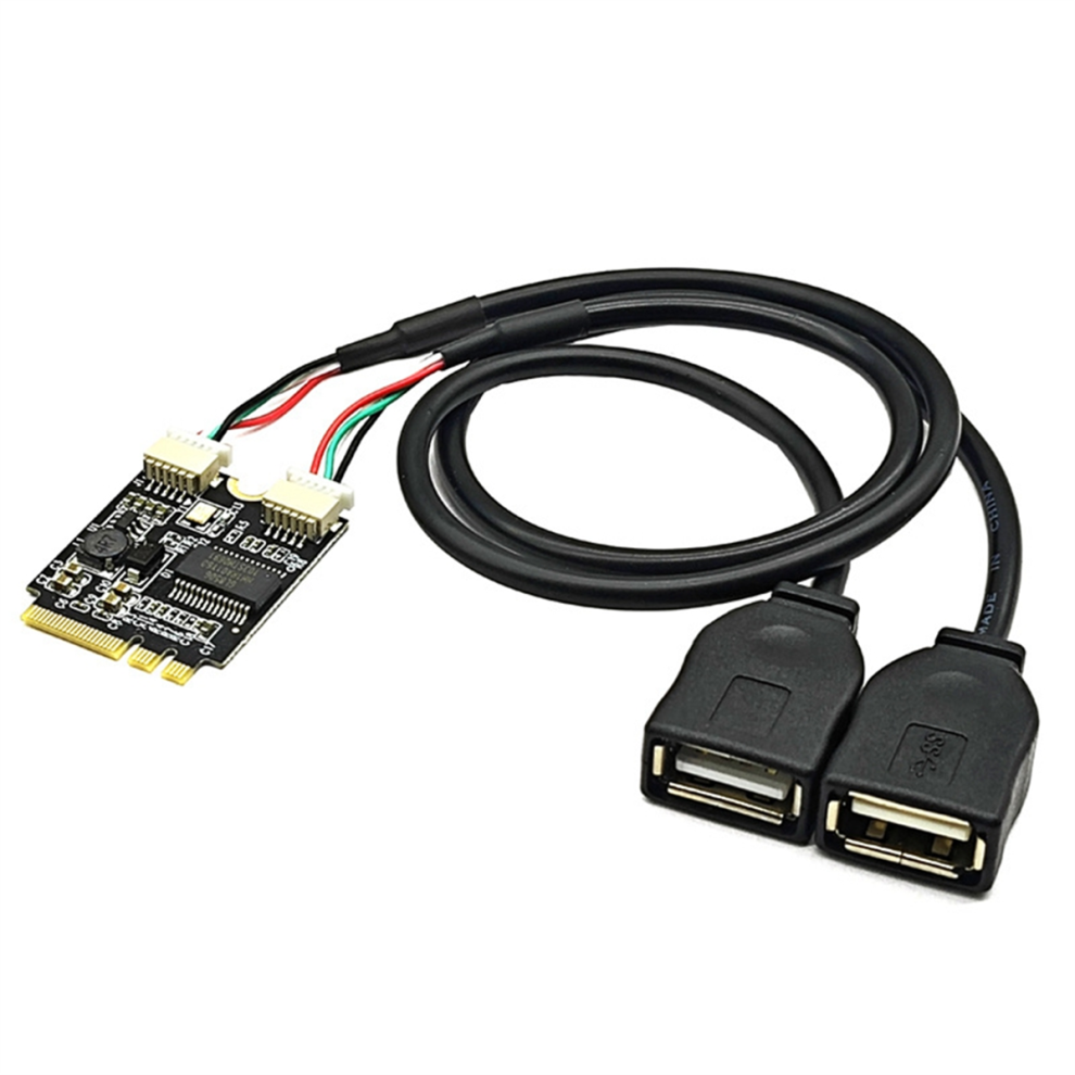 Expansion Adapter Card M2 Wifi Key A/Eto Usb Laptop Motherboard Ngff To Dual Port Usb2.0 A 4853082906335