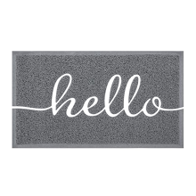 Upgraded Door Mat Outdoor Indoor Hello Doormat, Floor Non-Slip Rug Ultra Absorb Mud Easy Clean Front Doormat