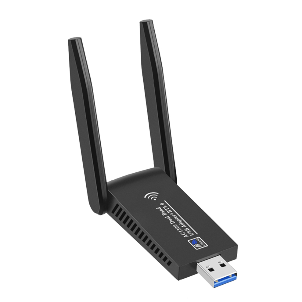 1300Mbps Usb Wifi Adapter 3.0 Bluetooth 5.0 Dongle 2.4G&5Ghz Dual Band 5 Network Wireless Wlan Receiver 4853082911629