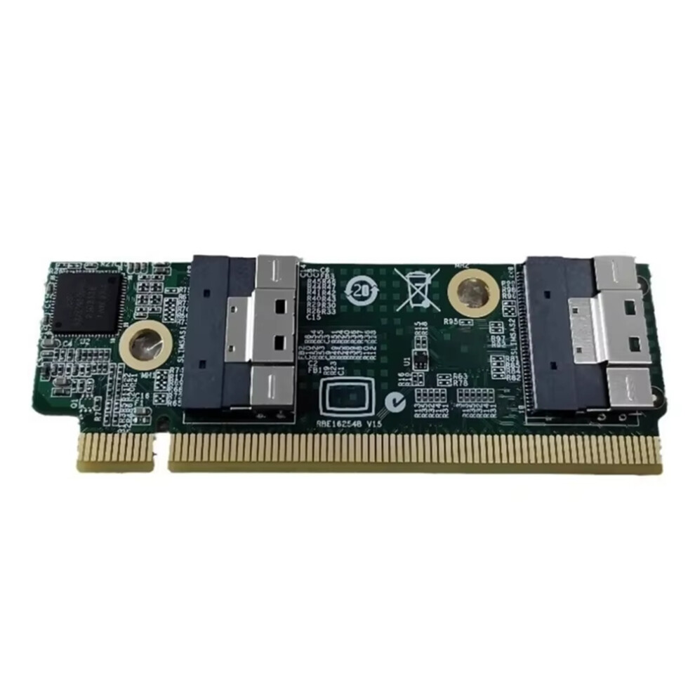 SFF-8654 Extension Card to PCIe X16 Converters Supports Interfaces Convert Adapters for 1U Server-image-OPC-PH2YXP8-NEW