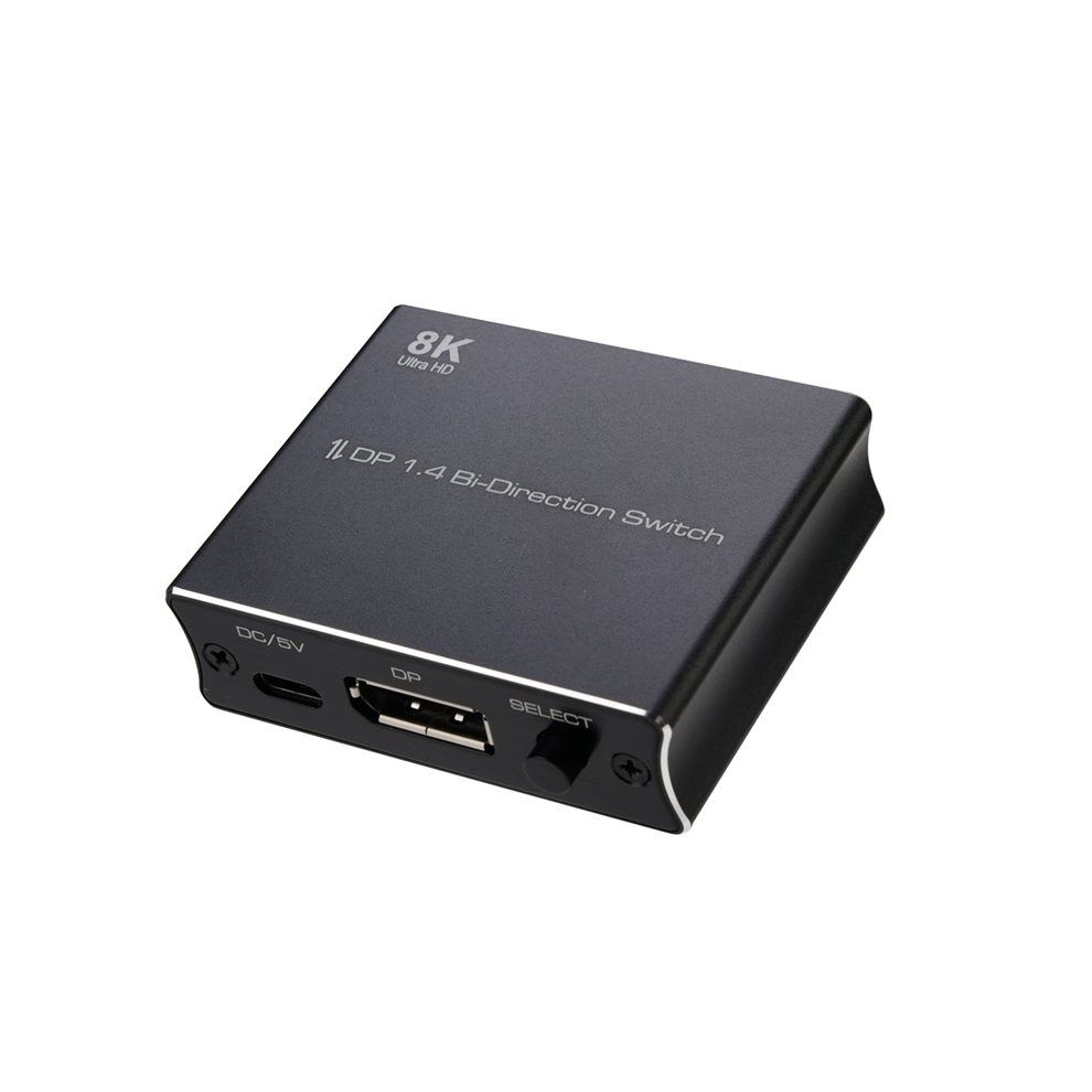 8K Dp Switch Displayport 1.4 Bi-Direction Converter 2X1/1X2 Support 4K@120Hz 8K@30Hz For Multiple Display 4853082916525