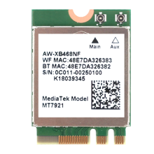 MT7921 WIFI6 2.4G 5G Gigabit Network Card M2 5.2 BT Desktop Computer Laptop Built-In Wireless