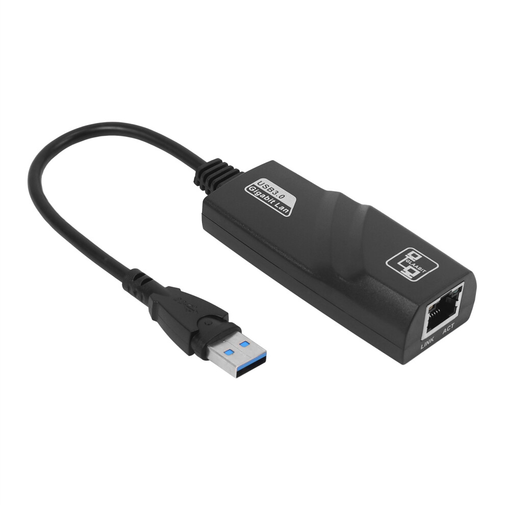 Usb3.0 To Ethernet Adapter Rj45 Gigabit Lan 10/100/1000Mbps With Working For Pc Laptop Linux Light 4853082920287