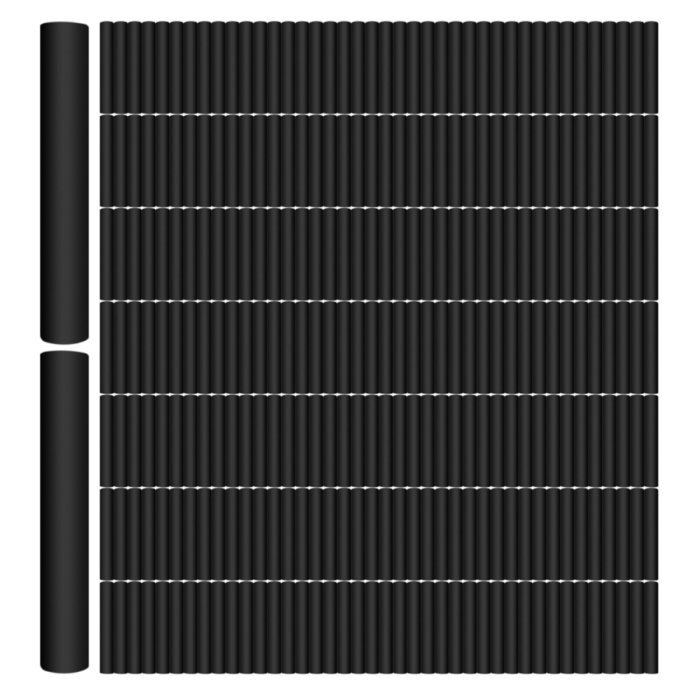 Wire Wrap Sleeve 2Mm Dia 30Mm Long Heat Shrink Tubing 280Pcs Black 4853082925640