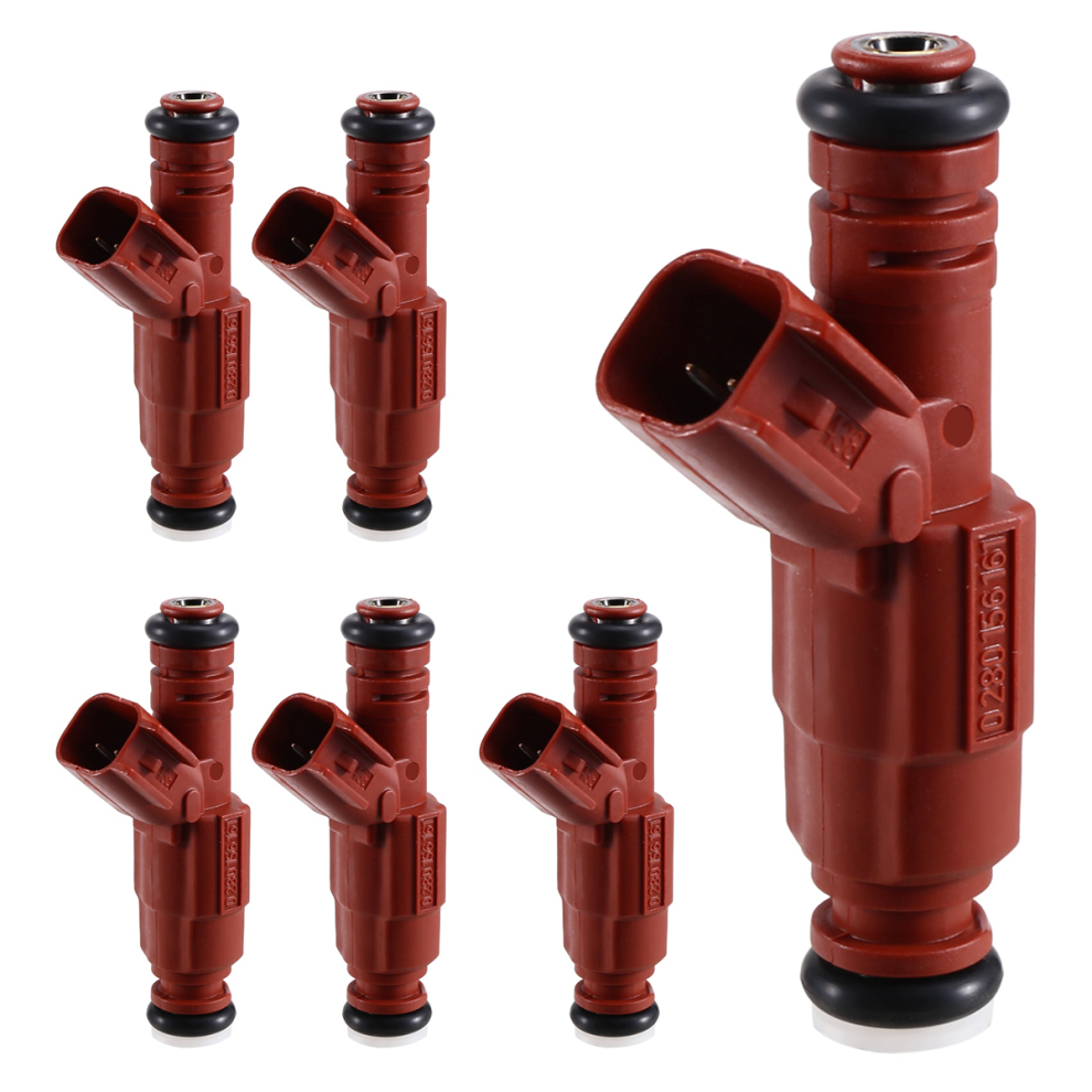 6Pcs Car Fuel Injectors 0280156161 3S4g-Ab For 4.0L 1999-2004 4851265638011