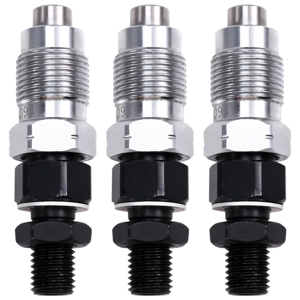 3Pcs Fuel Injectors 16082-53001 16082-53900 16082-53903 For D1403 D1503 D1703 V1803 V2203 16082-53000 19077-53000 Black/Silver 4851265640533