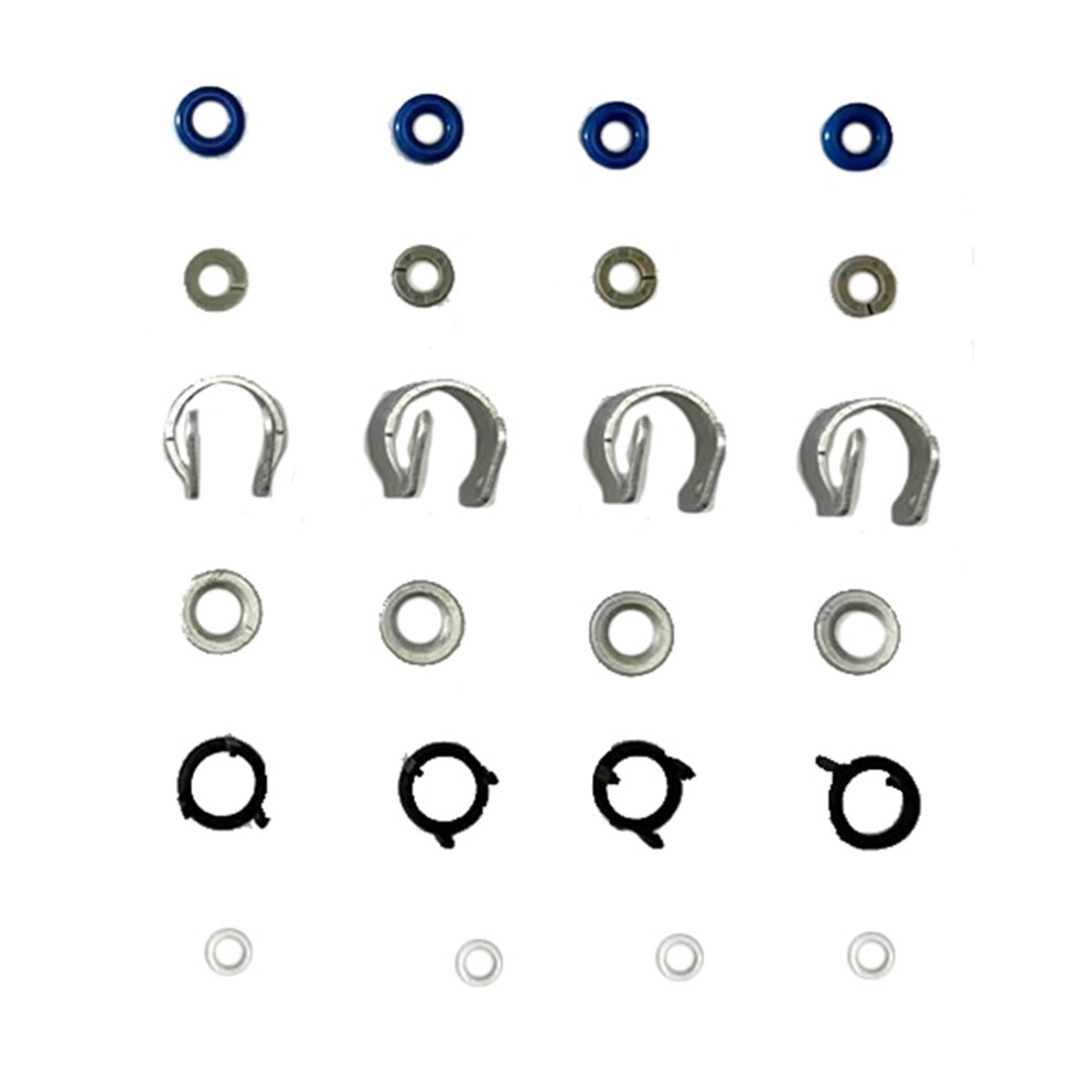 24Pcs/4Set Fuel Injector Nozzle O-Ring Seal Repair Kit 06H998907a For A4 Q5 Golf Cc 1.8 2.0T 06J998 907A 4851265641097